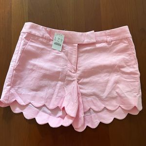 NWT J.Crew Factory scalloped shorts